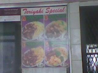 Teriyaki specials