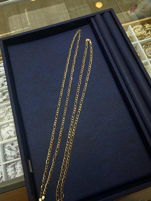 14k fig chains