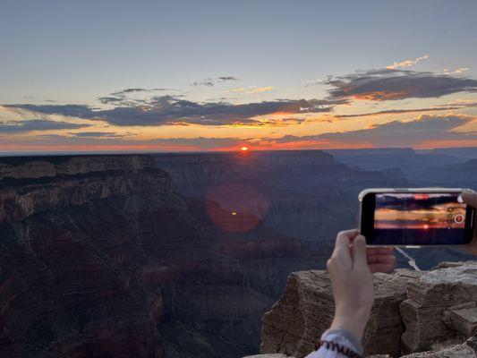 Grand Canyon sunsets - two of them