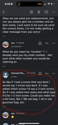 After having given my order number already, he says "give me a number". I asked what number he's referring to and he spoke to me like Im dum