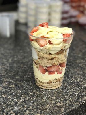 Strawberry banana pudding