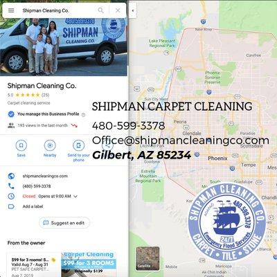 Carpet cleaning services grout cleaning tile restoration tile cleaning Shipman Cleaning Co. Gilbert AZ 85233 480-599-3378 carpet cleaning