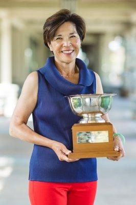 Dr. Siu is 2021 Women's Club Champion at San Gabriel Country Club