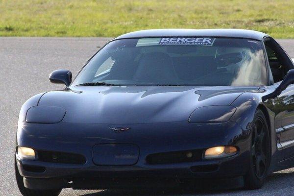 Track nights at PBIR in the Berger Sponsored Vette