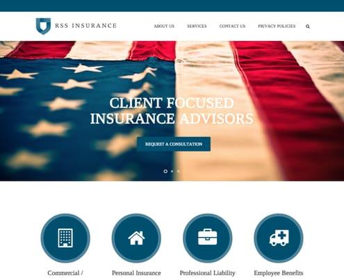 Web Design for RSS Insurance