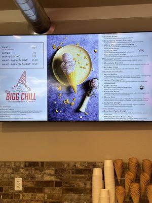 menu, prices