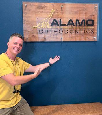 We have our new logo!! Introducing Big'Al the Alamosaurus!! Welcome to Alamo Orthodontics :)