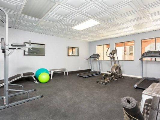 Fitness center available to our residents