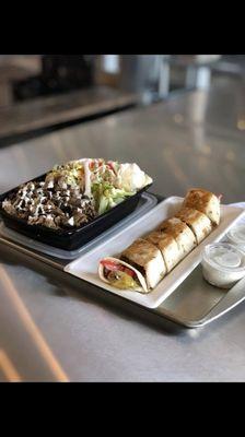 Steak Shawarma and steak Plate