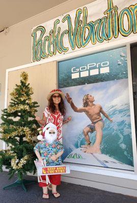 MELE KALIKIMAKA CAME EARLY WITH OUR NEW JACKSON DORIAN GO PRO DISPLAY. MAHALO GO PRO! YOU ARE AWESOME! SUPPORTING THE SMALL LOCAL SURF SHOP!