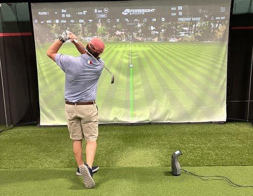 Get in some practice on the range in any of their Foresight Sports powered bays with GC3 and GC4 launch monitors