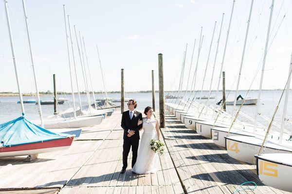 On the dock at CYCOP.