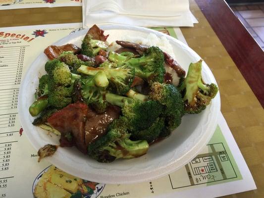 Chicken broccoli.