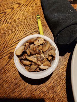 Mushrooms for the steak