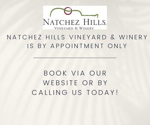 We are open by Appointment Only.  Please contact us online or by phone.  Thank you!