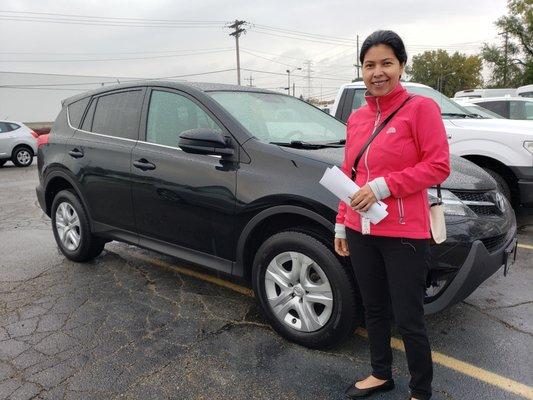 Congratulations Wendy on your 2015 Toyota Rav4!!