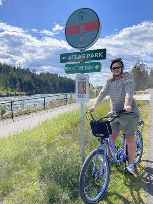 Bike and trail