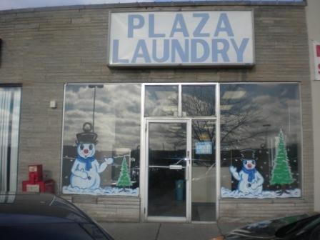 Plaza Laundry Entrance