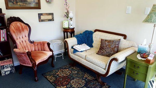 Sitting Area - come and get to know us, see if we can be of service to you.