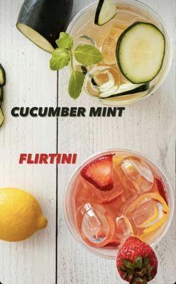 Try out our Healthy Loaded Teas 
Cucumber Mint - 20cals | 0sugar | Energy blend 
Flirtini -20cals | 0sugar | carbonated energy mix