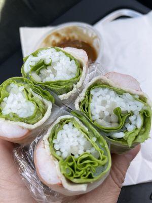 Spring Rolls Inside view