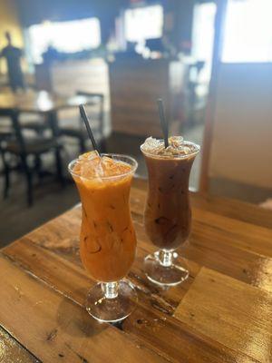 Thai Tea and Thai Ice Coffee