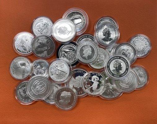 Big batch of silver coins hitting the showcase today!