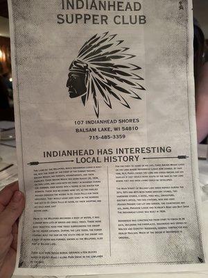 The History of Indianhead Supper Club