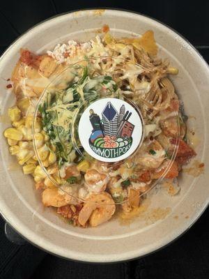 custom 3 topping poke bowl