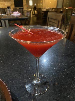 Strawberry martini