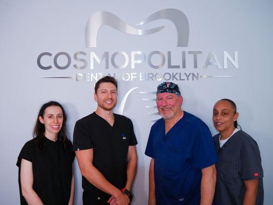 Meet the team at Cosmopolitan Dental of Brooklyn. Call (718) 680-6901 or visit our website www.cosmodentalbk.com to Book An Appointment!