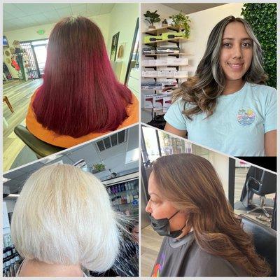 Hair color and balayage