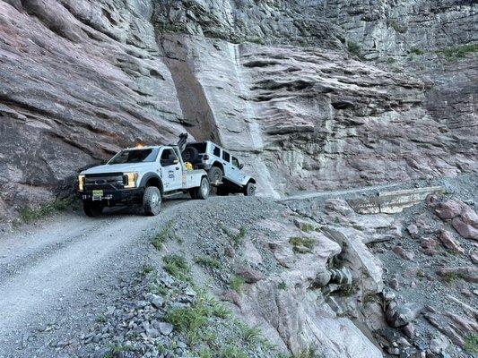 Telluride Towing off road recovery