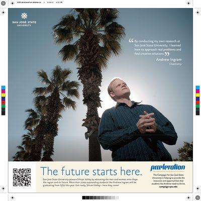 Advertising Photography:  SJSU Accelerate Project