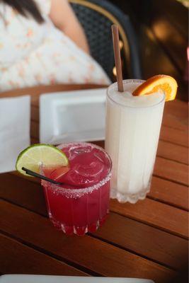 Prickly Pear Margarita & Piña Colada