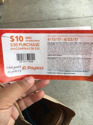 10 dollar coupon when you buy worth $30