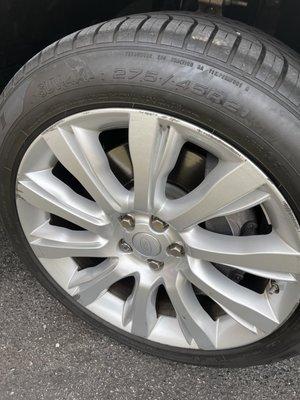 Rims scratched and scared?  Can this be repaired, if so can you give me an estimate?