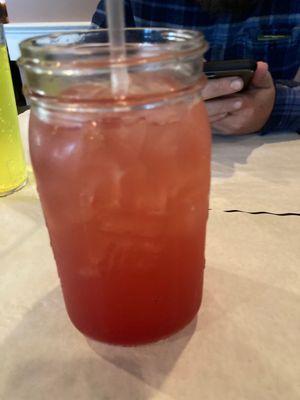 Strawberry lemonade sangria