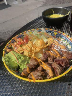 Carne asada bowl