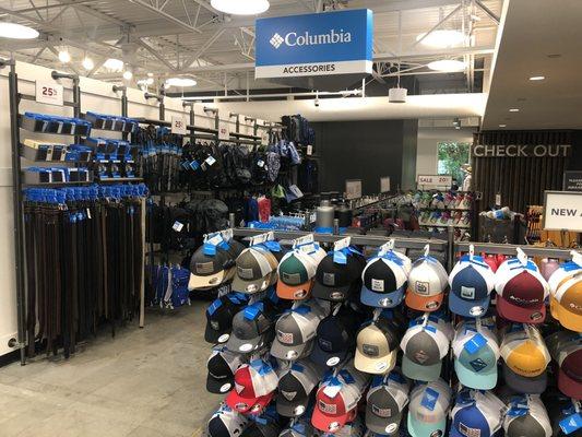 Columbia accessories by checkout