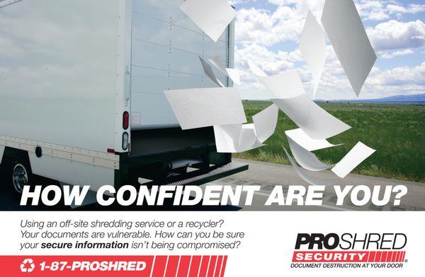 How confident are you???? How can you be sure your information isn't being compromised?