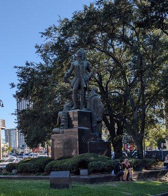 Jean Baptiste le Moyne de Bienville Statue, New Orleans