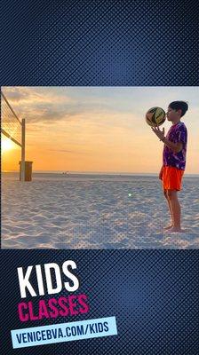 We are proud to be teaching the next generation of beach volleyball players!