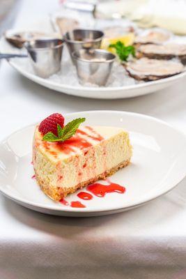 Finish off your meal with one of our handmade sweet treats like our cheesecake!