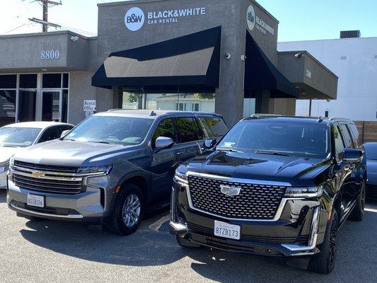 Road Trip Ready:  Chevy Suburban or Cadillac Escalade ESV.