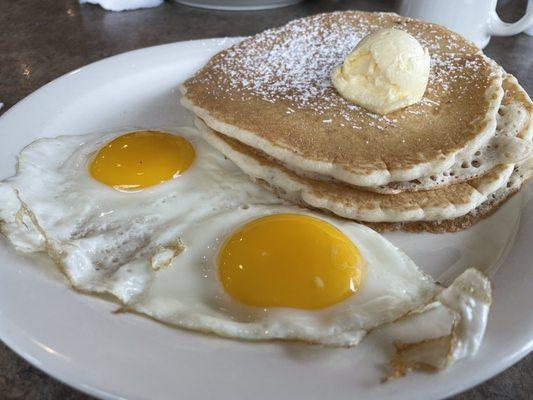 Pancakes with Eggs