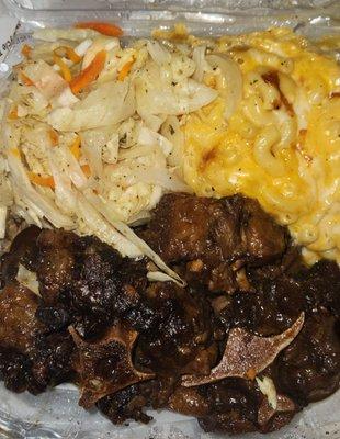 Oxtail meal with two sides