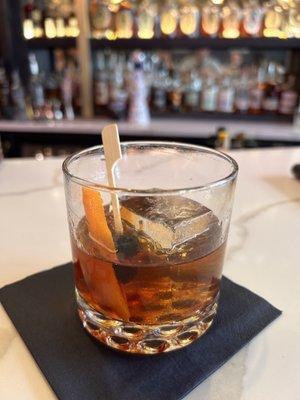 "The Way Back"...Market Squares version of an old fashioned...delicious!!