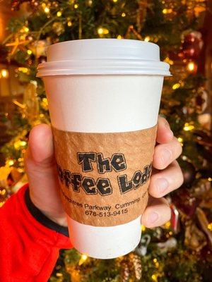 Hot caramel latte $4.39