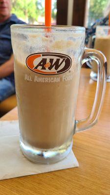 Root beer cream freeze. Like a root beer float blended together! Delicious